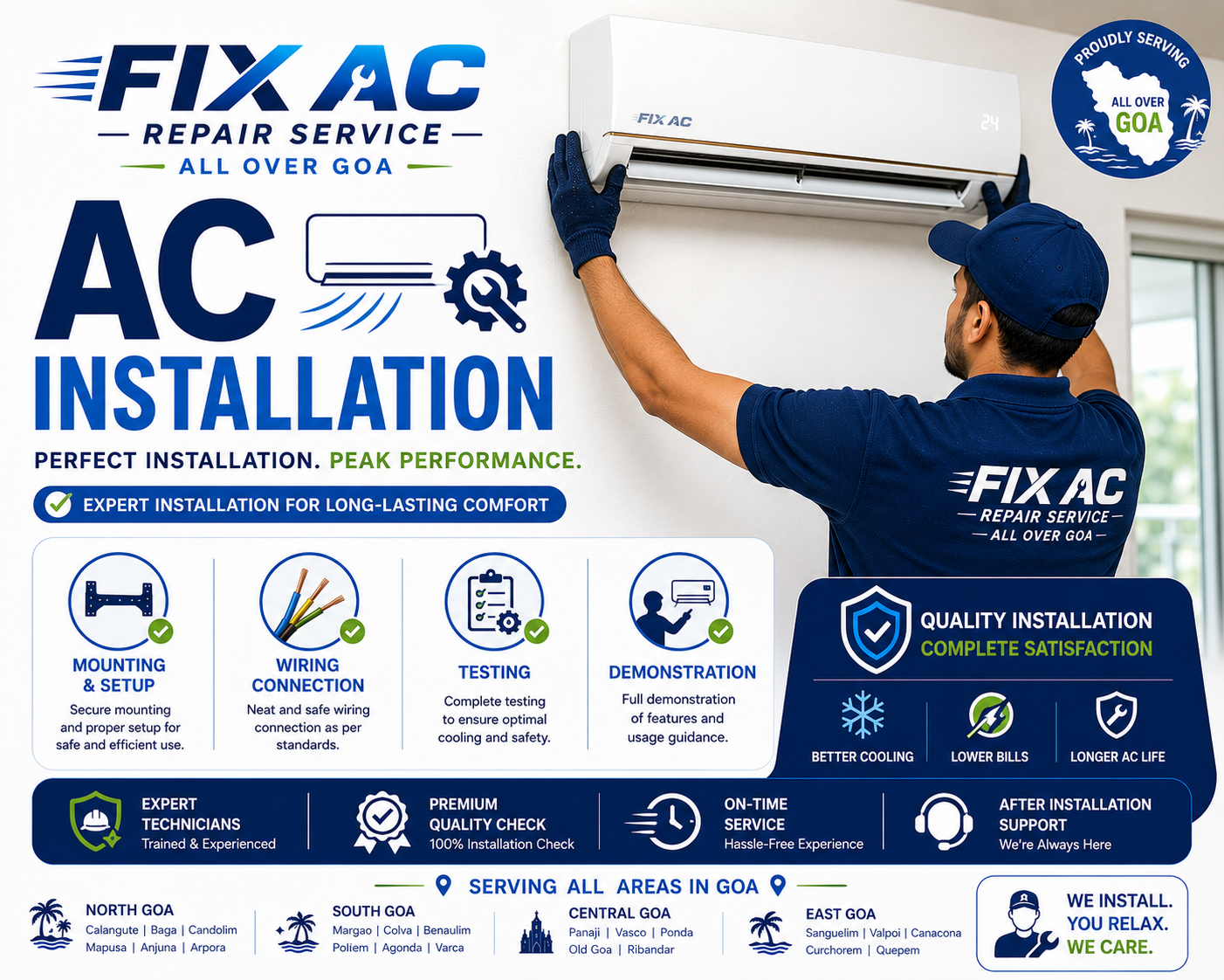 AC Installation in Panjim Goa