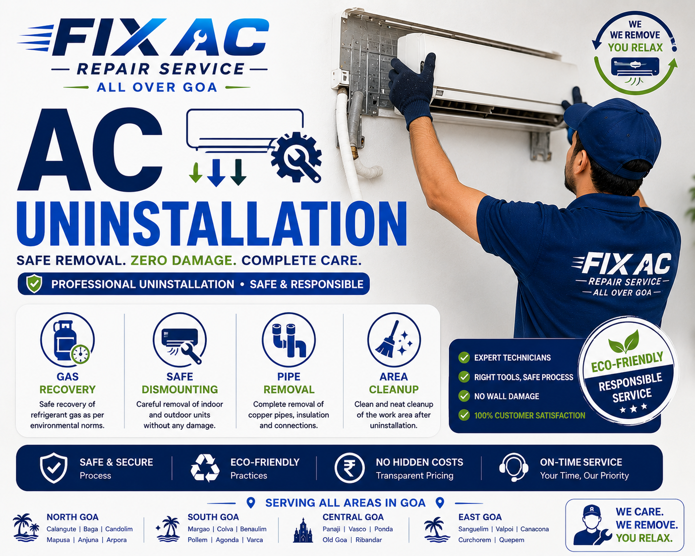 AC Uninstallation in Panjim Goa